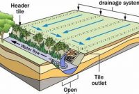 open drainage irrigation system